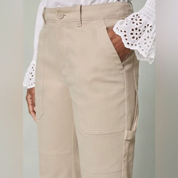 🇬🇧ME+EM Straight-Leg Utility Cuff Trouser - Picture 3 of 12